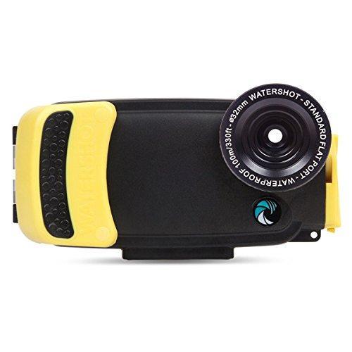 Used Watershot PRO Underwater Smart Phone Camera Housing for iPhone 6/6s (flat lens only)-Black/Sunfish-Acceptable-