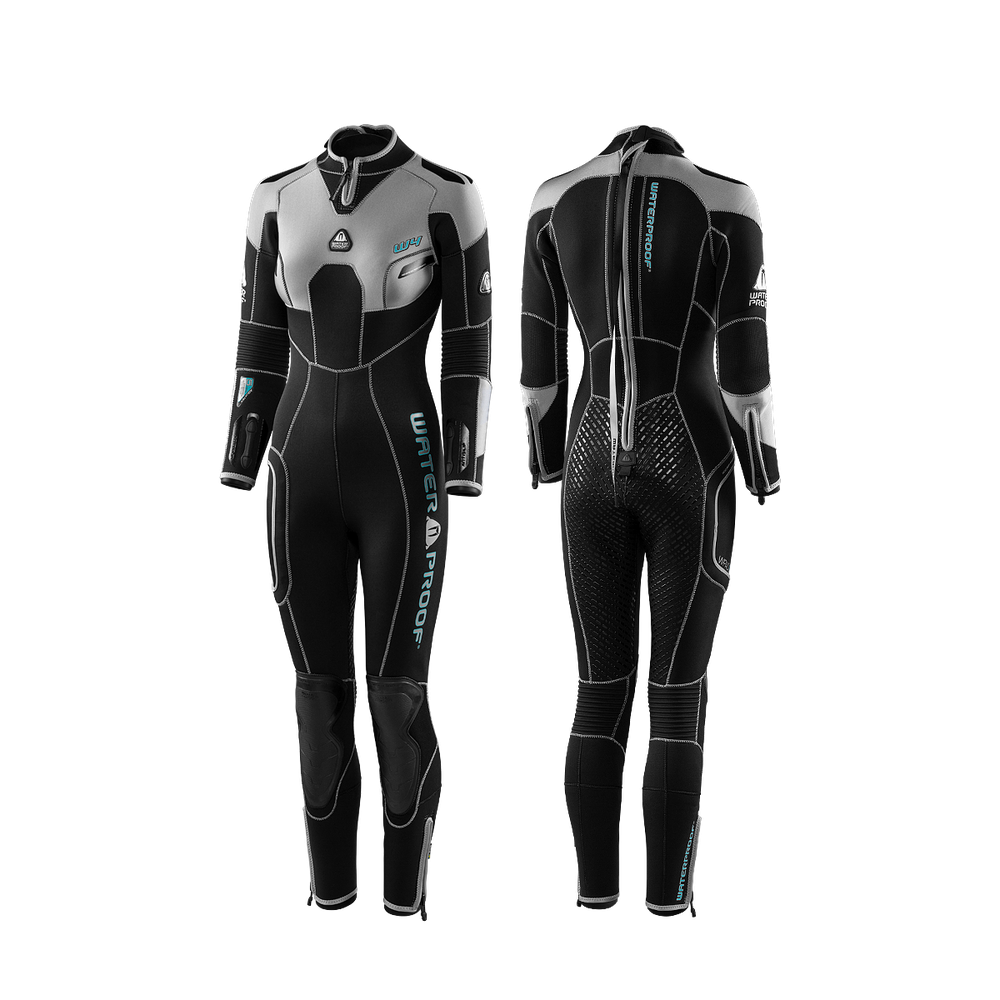Waterproof W4 5mm Wetsuit - Womens (Blue)-2XS