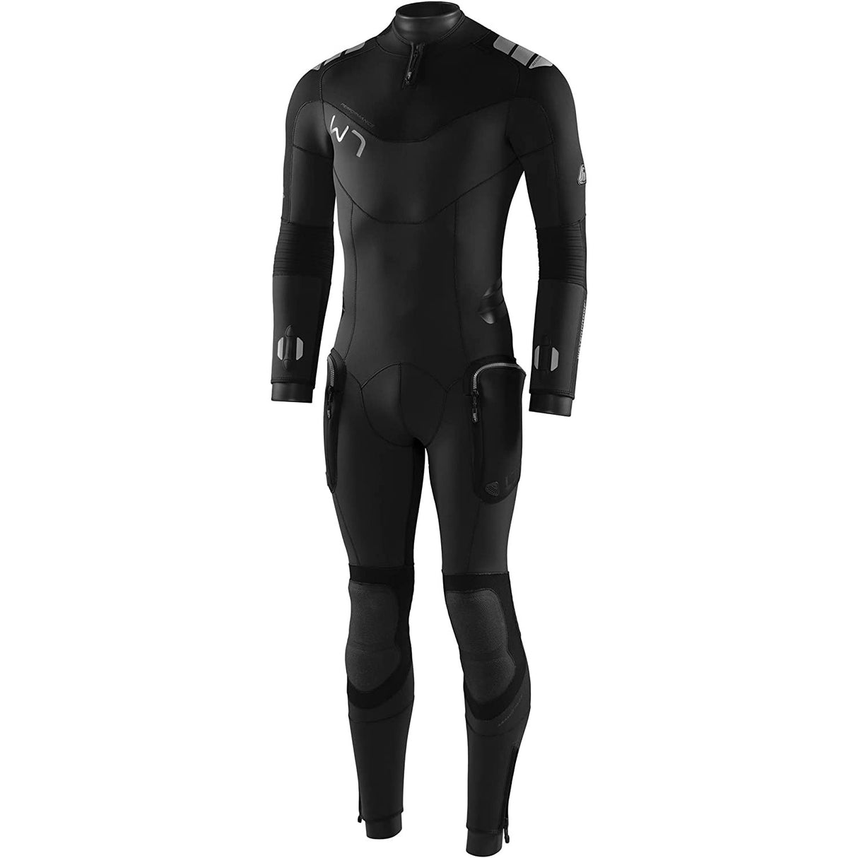 Waterproof W7 7mm Fullsuit with Back Zip - Mens-XS-
