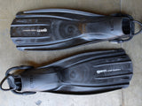 Used Mares Avanti Quattro Plus Open Heel Bungee Strap Fin