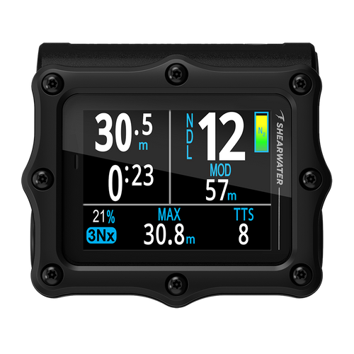 Shearwater Perdix 3 Ti Dive Computer - Black
