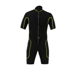 Akona 2.5mm Men's Shorty Back Zip Yellow Black Wetsuit