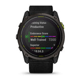 Garmin Enduro 3, Carbon Gray DLC Titanium with Black Ultrafit Nylon Strap