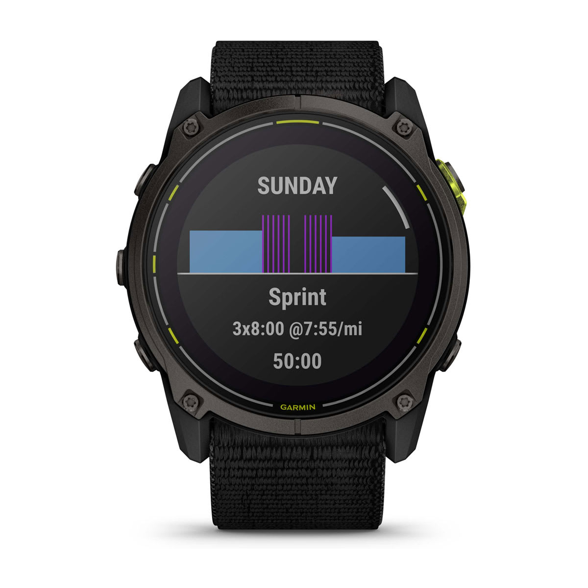 Garmin Enduro 3, Carbon Gray DLC Titanium with Black Ultrafit Nylon Strap