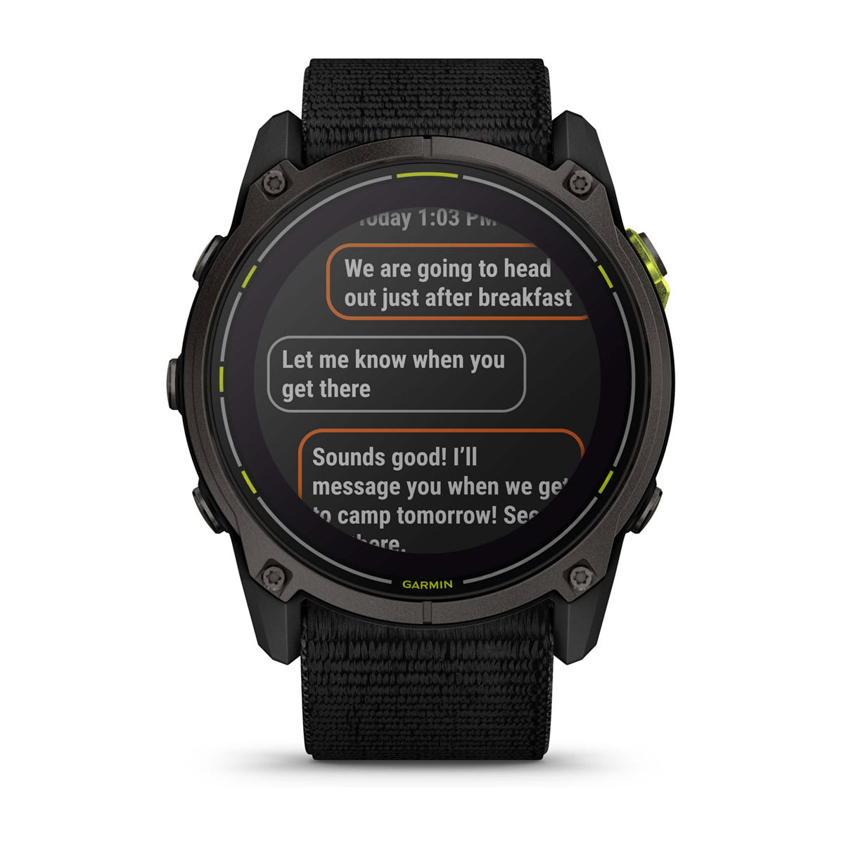 Garmin Enduro 3, Carbon Gray DLC Titanium with Black Ultrafit Nylon Strap