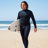 Akona 5mm Men's Quantum Stretch Full Suit Blue Wetsuit
