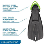 Scubapro GO Travel Fin w/Colored Bungee Strap
