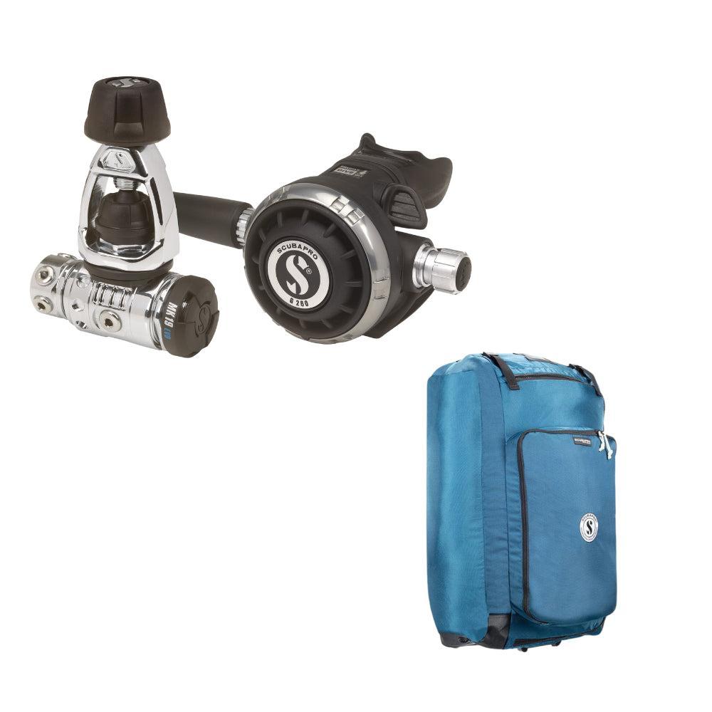 ScubaPro MK19 EVO/G260 Dive Regulator System + ScubaPro Sport Bag 125 Roller