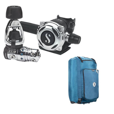 Scubapro MK25 EVO/A700 Dive Regulator System INT + ScubaPro Sport Bag 125 Roller