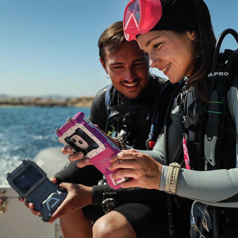 DIVEVOLK SeaTouch 4 MAX PLUS Underwater Housing for iPhone and Android – Waterproof Touchscreen Dive Case