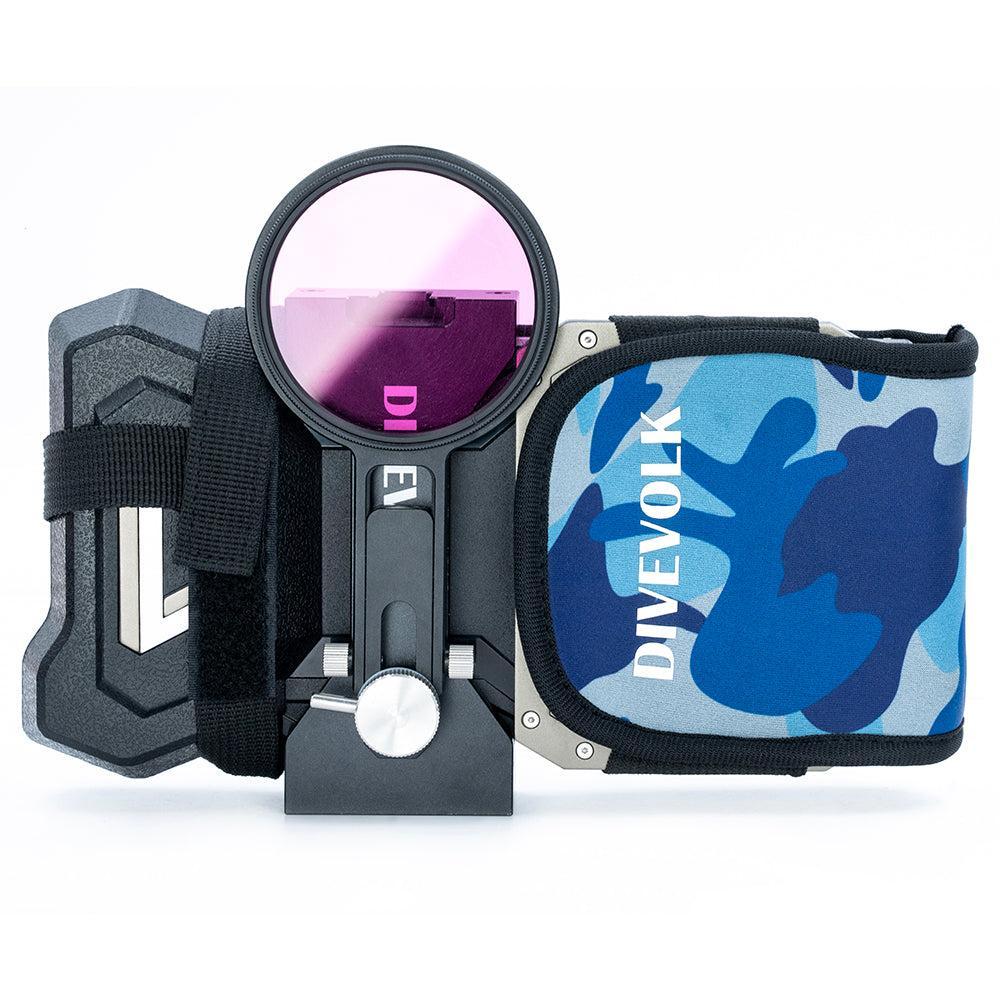 DiveVolk Multifunctional Camouflage Protective Cover for SeaTouch Underwater Housing