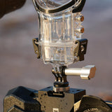 DiveVolk Cold Shoe to Action Camera Adapter – Dual Mount for GoPro, DJI, Insta360 & Smartphones