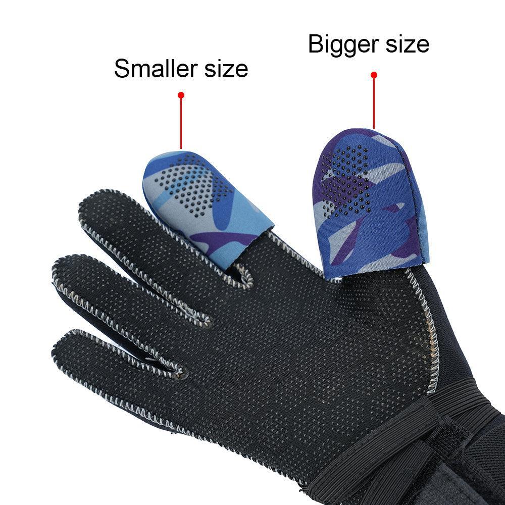 DiveVolk Underwater Touchscreen Finger Cot for Dry Suit Gloves Compatible with SeaTouch 4 Max Housing