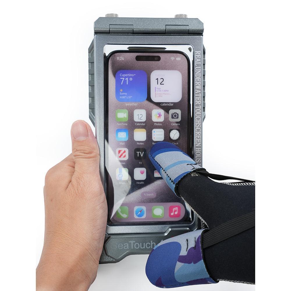 DiveVolk Underwater Touchscreen Finger Cot for Dry Suit Gloves Compatible with SeaTouch 4 Max Housing