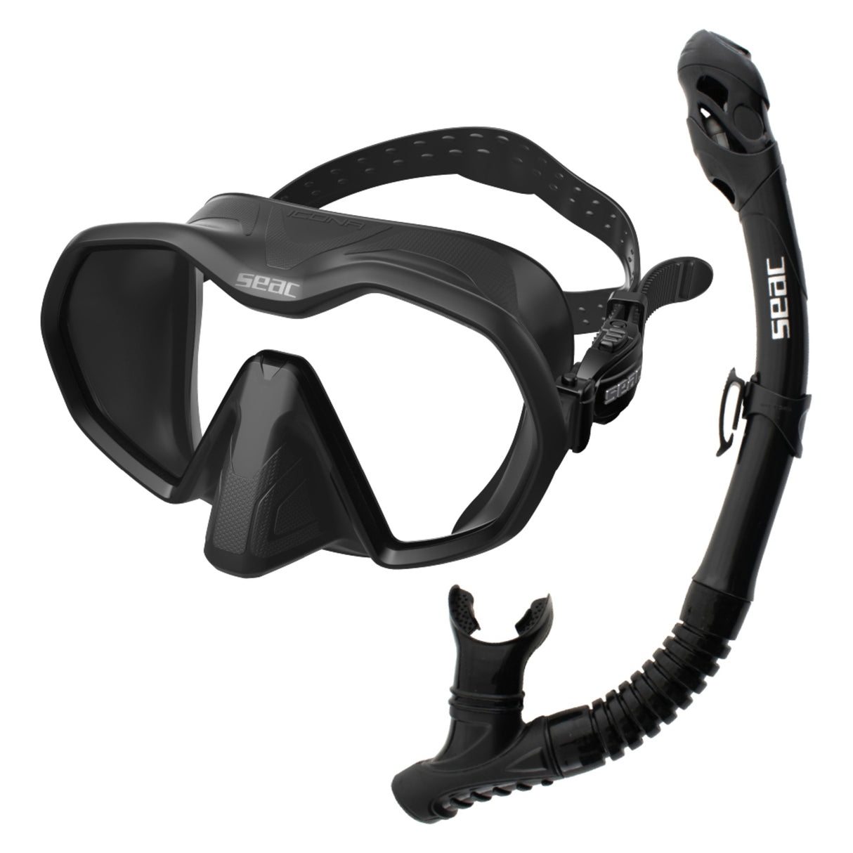 SEAC SET BIS ICONA MASK + REVERSE DRY SNORKEL