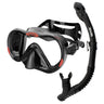 SEAC SET BIS BOSS MASK + REVERSE DRY SNORKEL