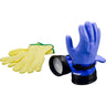 DUI Dive Dry ZipGloves Heavy-Duty (Blue) & Liners