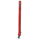 OMS SLIM Big Diver's Alert Marker, 6.0' Long (~1.80 Meter), Duck Valve w/ Open Bottom, No-Lock LP Connector w/ OPV