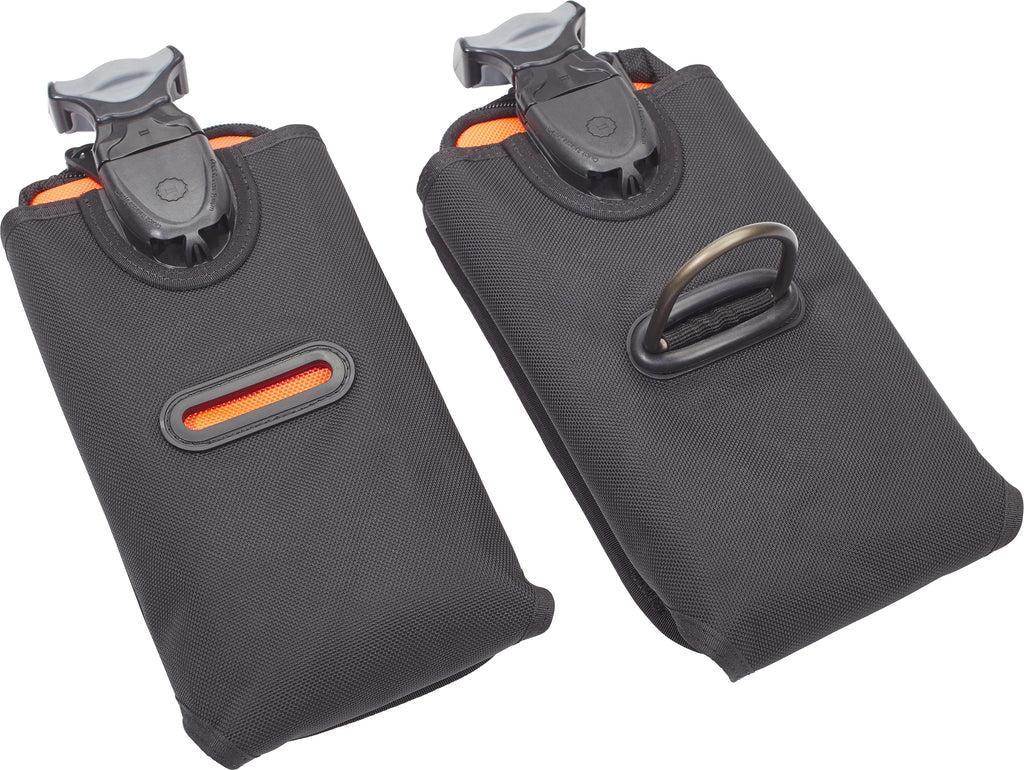 OMS Dive Gear Horizontal OMS Ballast System with removable D-Ring 20lbs Each side Sold as a Pair Color Black
