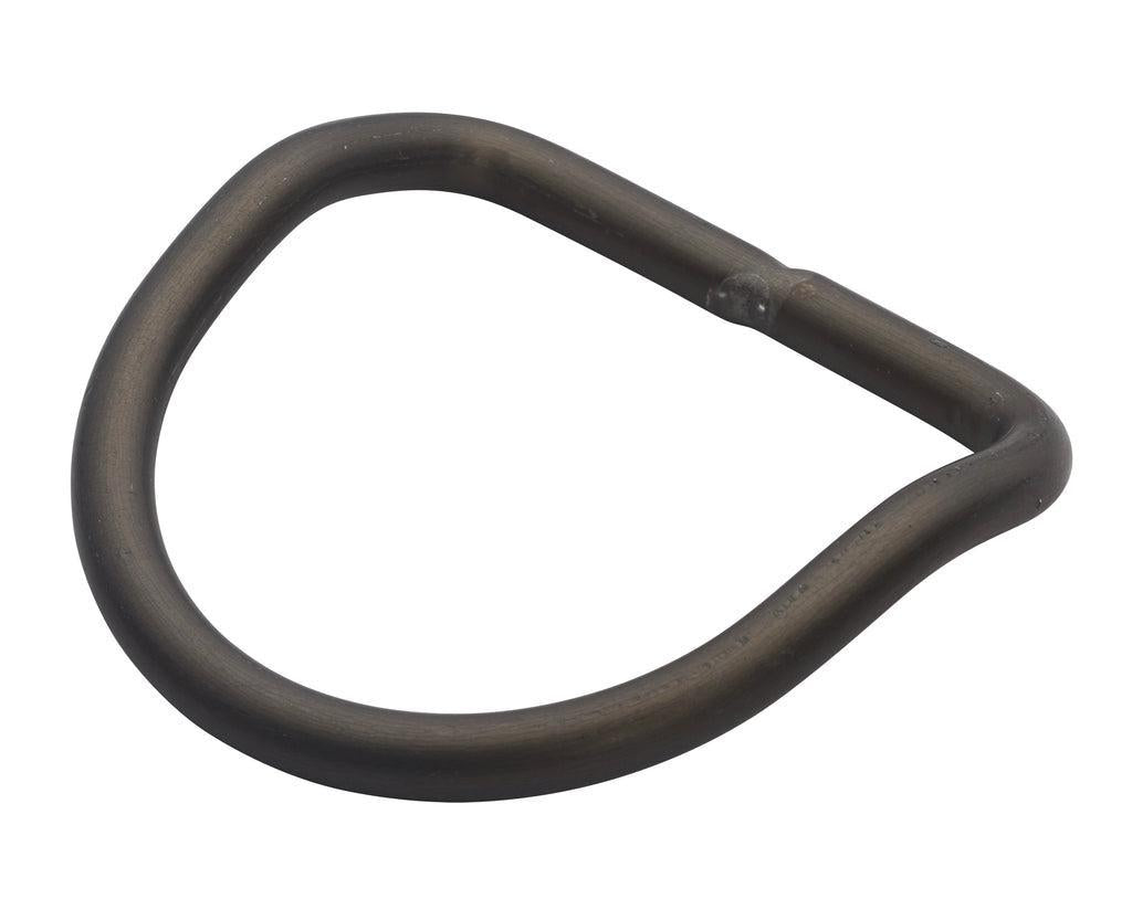 OMS Dive Gear D-ring 2" (5 cm) Aluminum, ~ 45° Bend Style AL