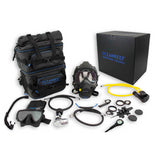 Ocean Reef Neptune III Package – Diving Full Face Mask W/ Int 2nd st. Surface Air Valve Hose Pressure Gauge Octopus SL35TX Int First Stage + Bump + Quick Connection Hose