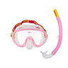 Mares Jelly Lime Blue Snorkel Set