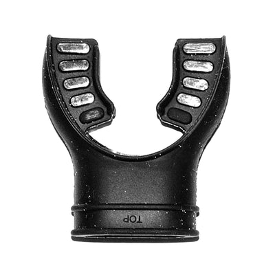 DiveCatalog Silicone Scuba Octopus Mouthpiece with Color Tab & Regulator Tie – Comfortable, Leak-Free Dual Color