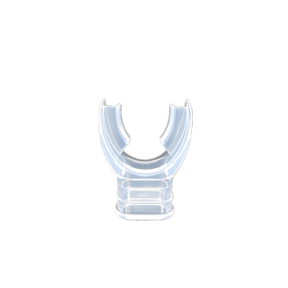DiveCatalog Kids' Clear Silicone Mouthpiece – Youth-Sized Regulator & Snorkel Replacement