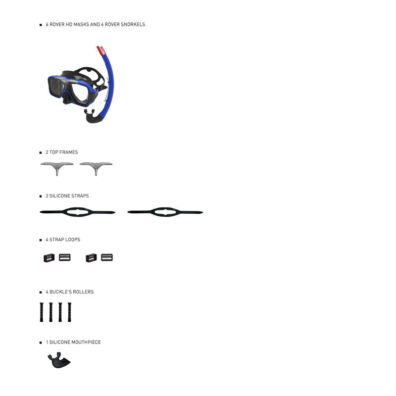 Mares DC Set Rover HD Mask & Snorkel (Rental)
