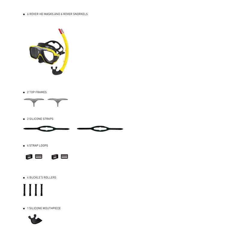 Mares DC Set Rover HD Mask & Snorkel (Rental)