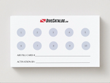 DiveCatalog.com Air Fill Card