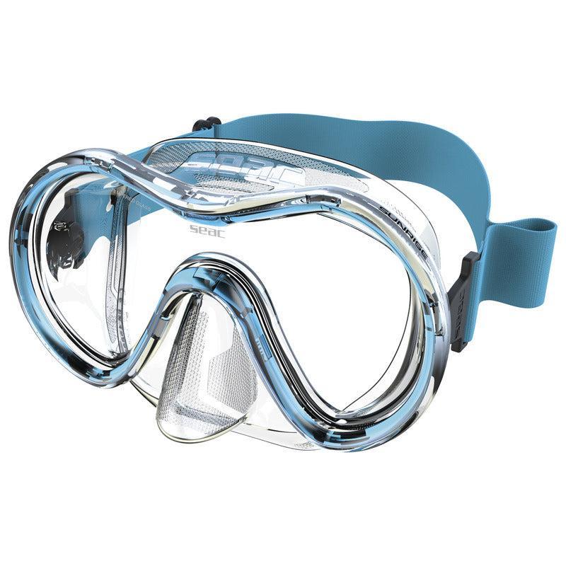 Seac Sunrise Single Lens Tempered Glass Dive Mask