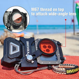 DiveVolk SeaTouch 4 Max Plus Ocean Kit for Underwater Photography – Red Filter & Wide-Angle Lens Bundle with Included Adapter