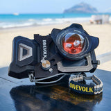 DiveVolk SeaTouch 4 Max Plus Ocean Kit for Underwater Photography – Red Filter & Wide-Angle Lens Bundle with Included Adapter