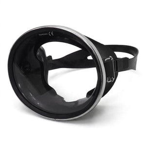 DiveCatalog.com Retro Oval Dive Mask Without Nose Pocket Compensator