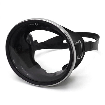 DiveCatalog.com Retro Oval Dive Mask Without Nose Pocket Compensator