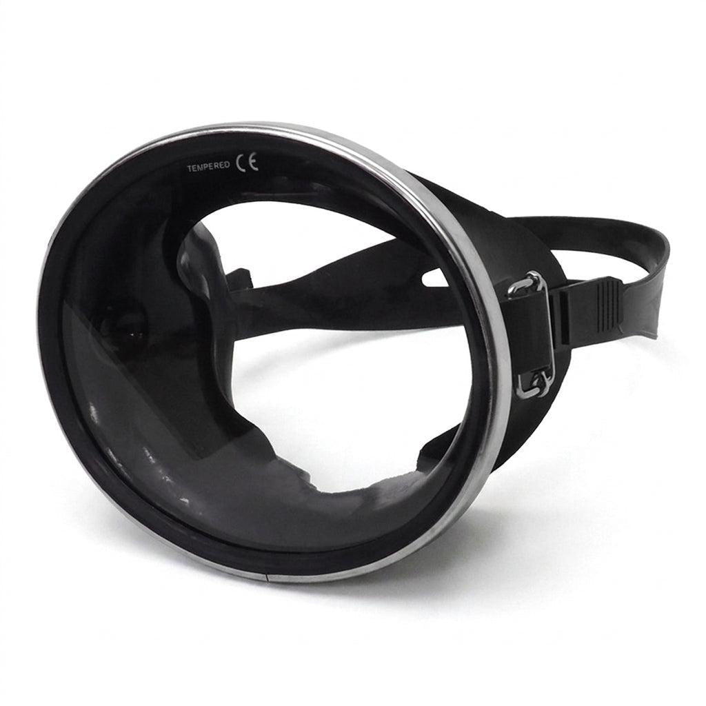 DiveCatalog.com Retro Oval Dive Mask Without Nose Pocket Compensator
