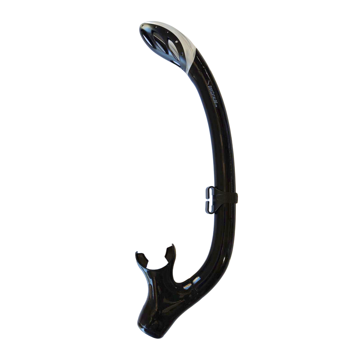 DiveCatalog.com Basic Black Silicone Snorkel