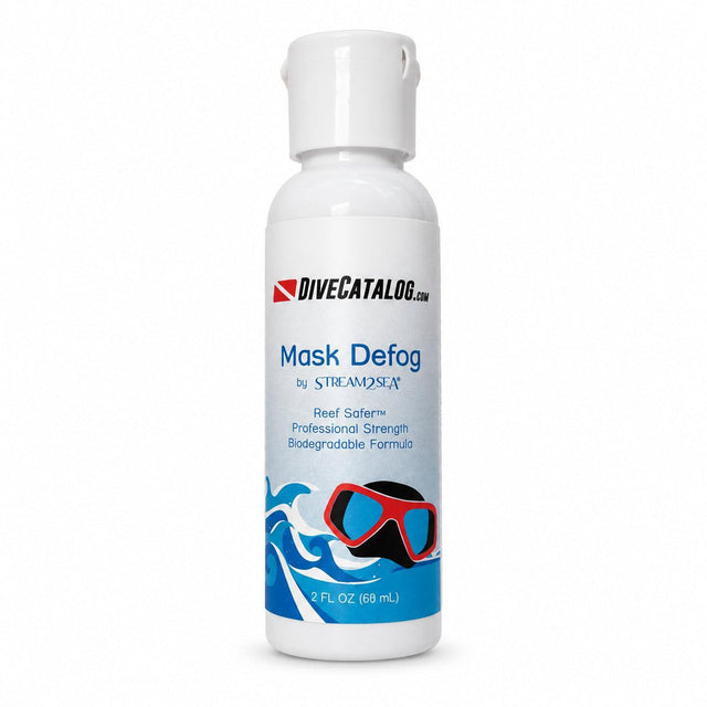 DiveCatalog x Stream2Sea Mask Defog, 2 oz flip-cap bottle