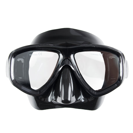 Dive Rite ES125 Double Lens Mask Low-Volume Black