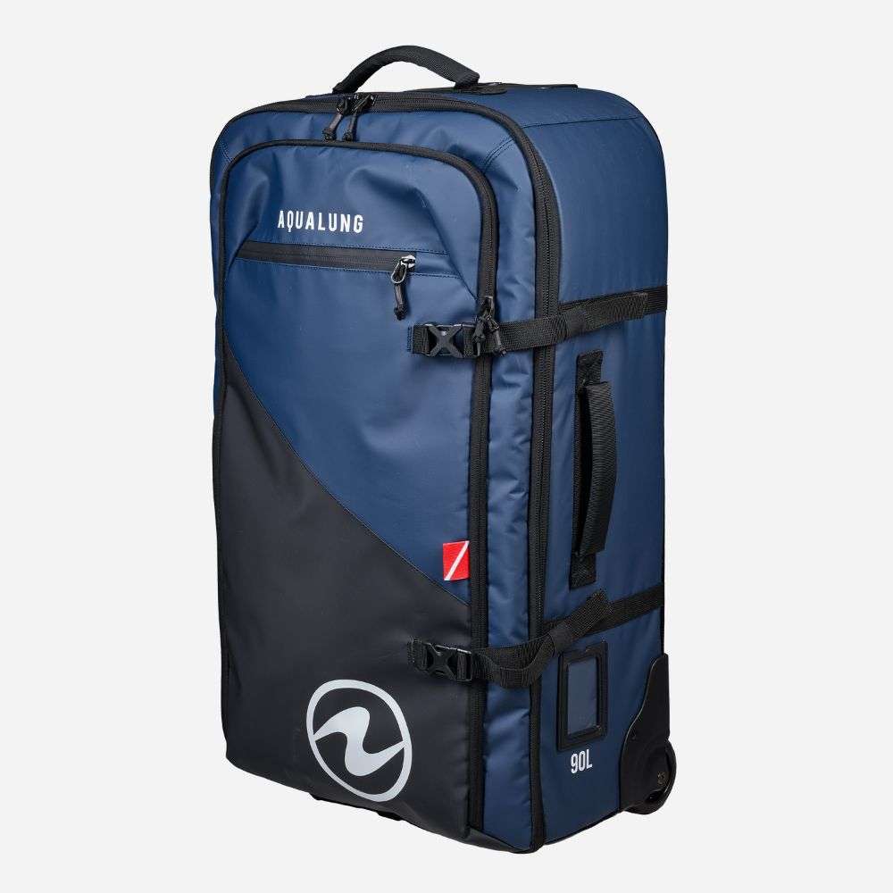 Aqualung Explorer 90L Wheeled Dive Bag Navy Blue/Black