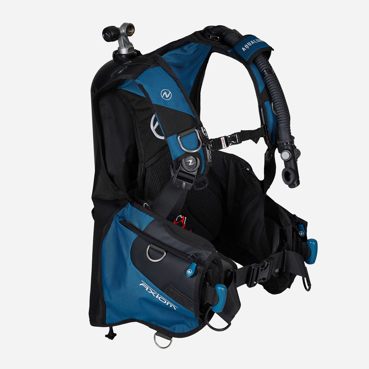 Aqualung Axiom Men's BCD Black / Blue Petrol