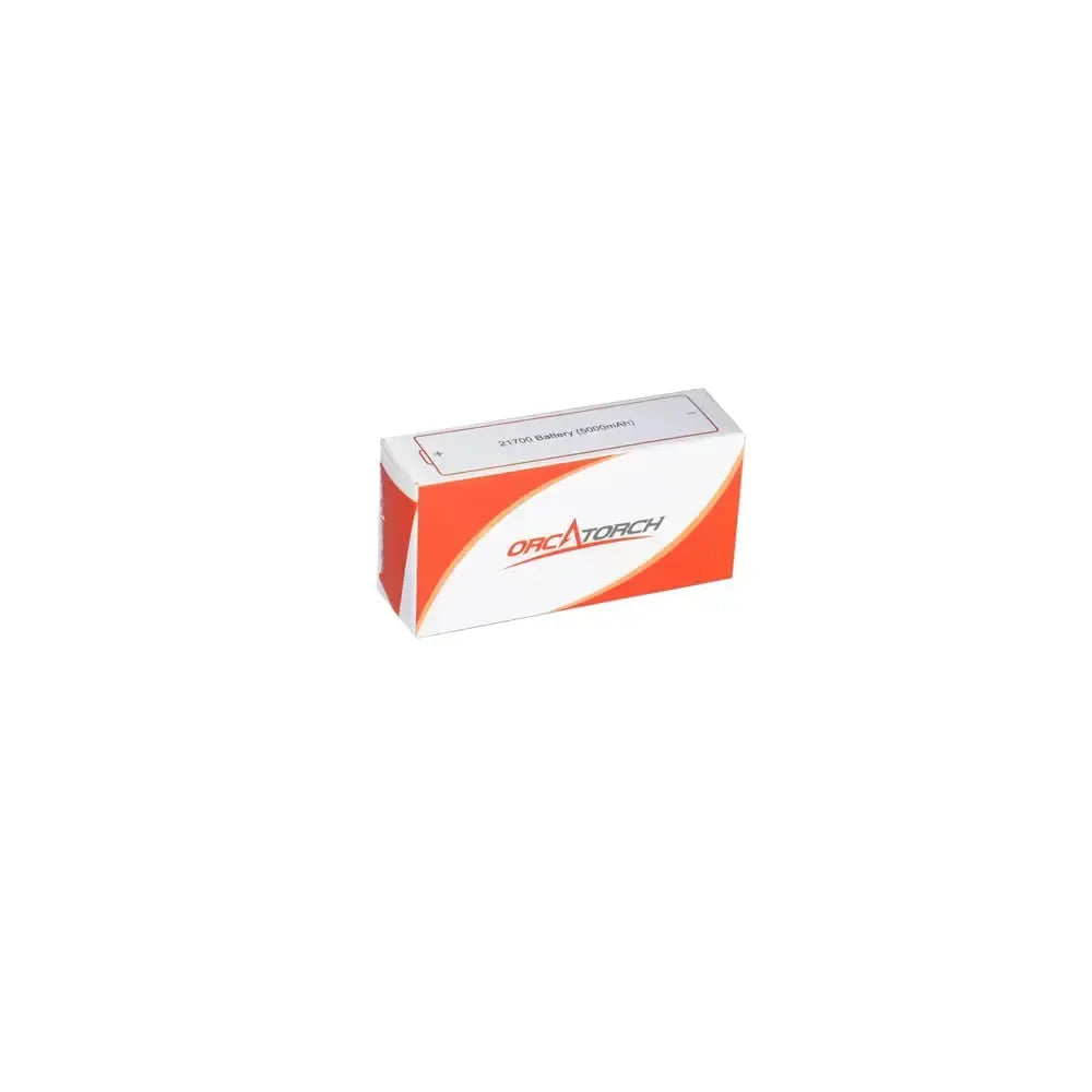 OrcaTorch 21700 5000mAh Rechargeable Battery - Standard (Non-USB-C)