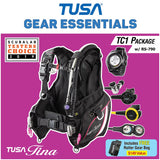 Tusa Tina TC1 w/ 7902 Regulator Pink Diving Package