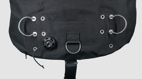 Halcyon Zero Gravity butt plate with cylinder attachment rails