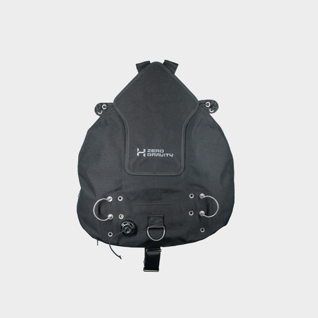 Halcyon Zero Gravity sidemount system, back view