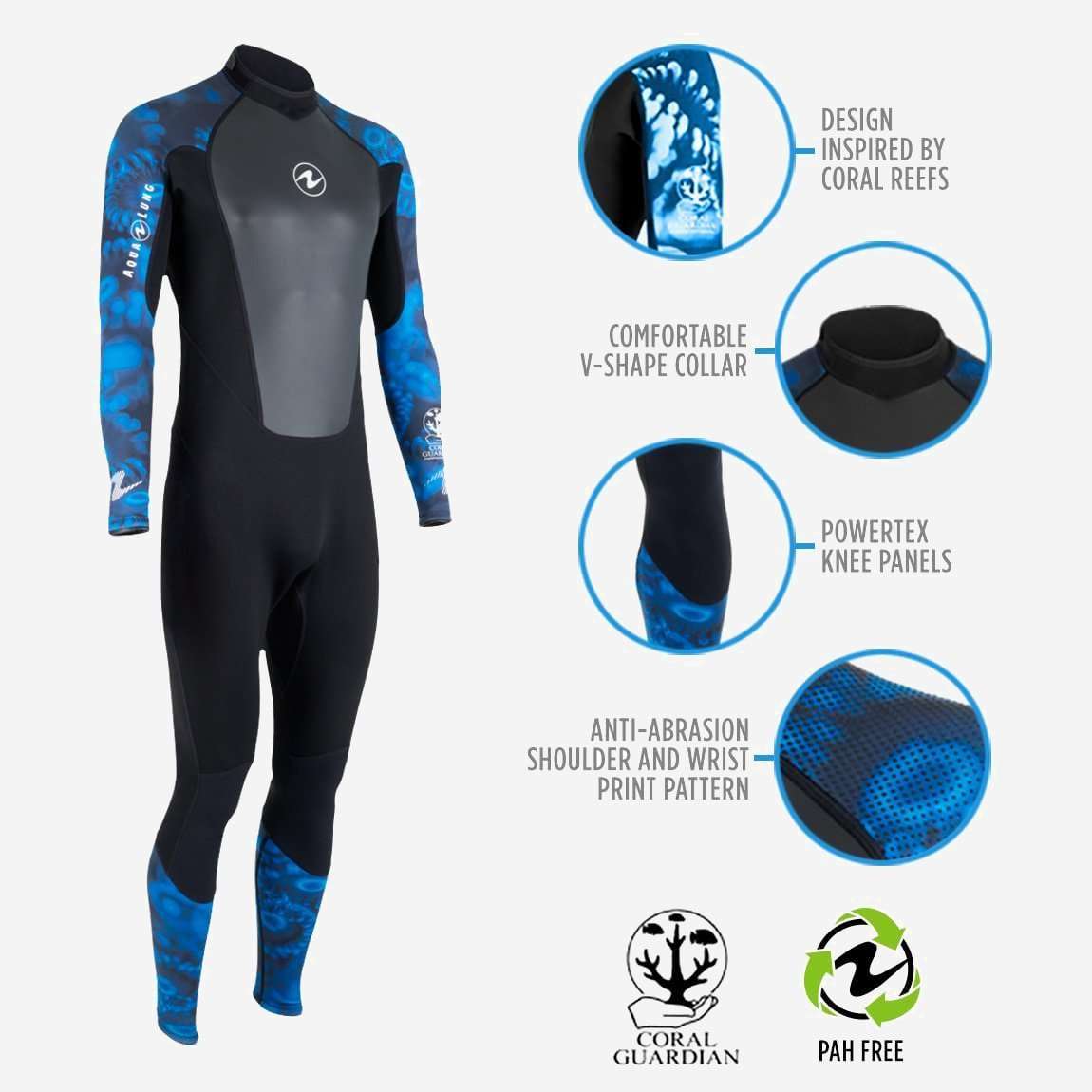 Aqualung Hydroflex Men's Full Dive Wetsuit