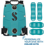 ScubaPro S-TEK Donut Wing 30 + S-TEK Pro Harness SS + Single Tank Adapter + Back Shoulder Waist Pad