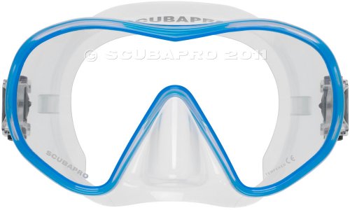 Used Scubapro Solo Low-Volume Frameless Scuba Diving Mask