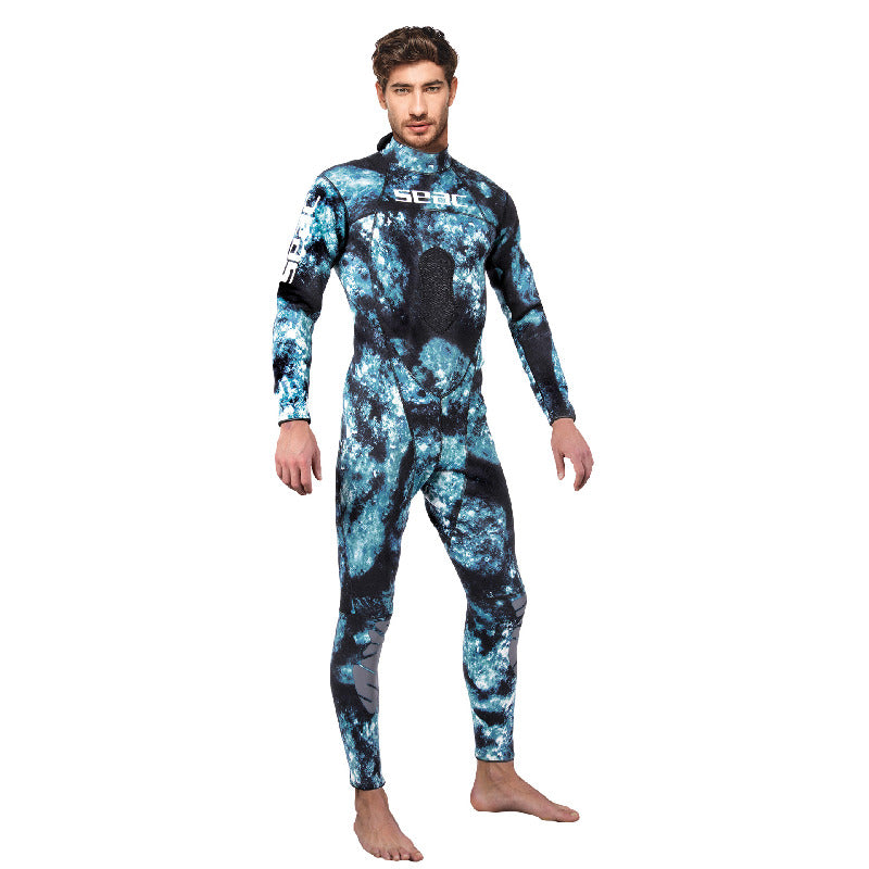 Used Seac Men's Body-Fit 1.5mm Neoprene Wetsuit